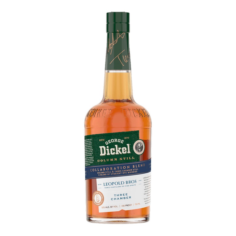 George Dickel & Leopold Bros Three Chamber Blended Rye 100PF 750ml