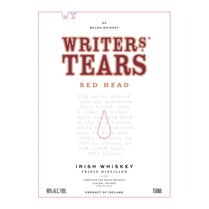 Writer's Tears Red Head Irish Whisky 750ml