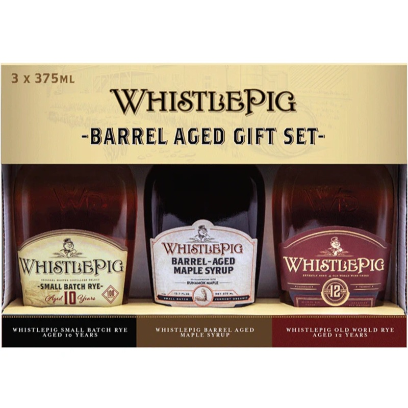 WhistlePig Barrel Aged Gift Set 3x375ml