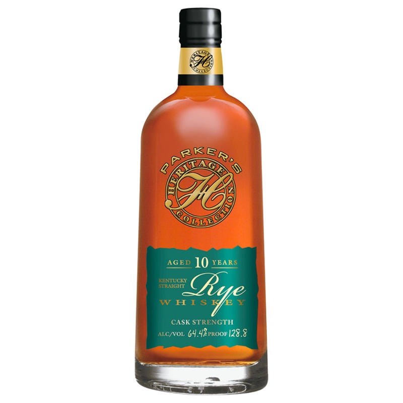 Parkers Heritage Collection 10 Year Old Cask Strength Straight Rye