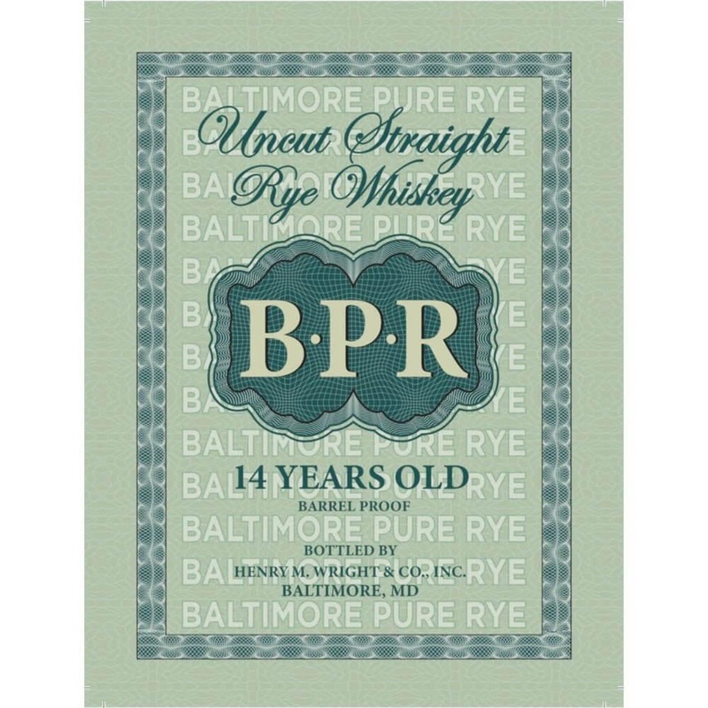 Baltimore Pure Rye 14 Year Old Uncut Straight Rye