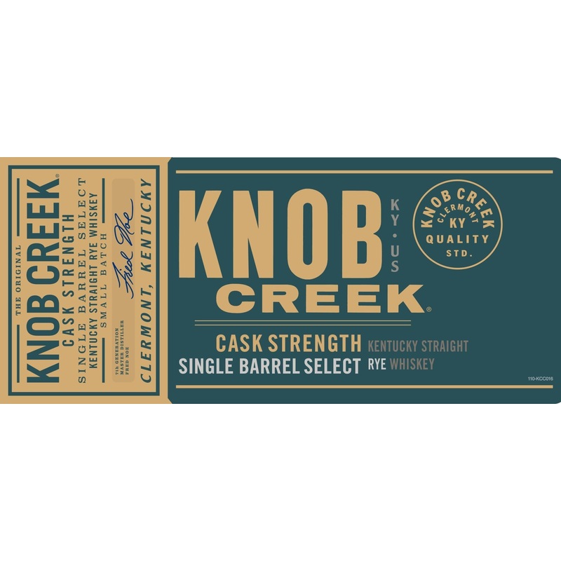 Knob Creek Cask Strength Single Barrel Select Rye Whiskey