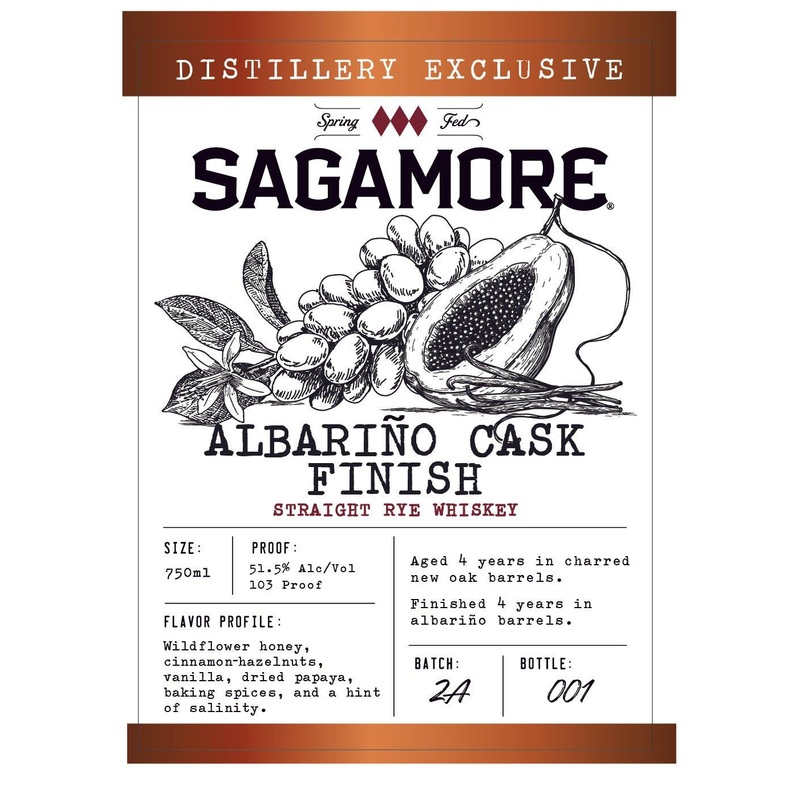 Sagamore Spirit Albario Cask Finish Straight Rye Whiskey - 103 Proof