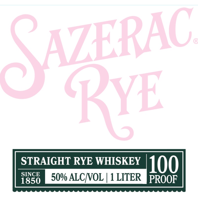 Sazerac Rye Straight Rye Whiskey 100 Proof