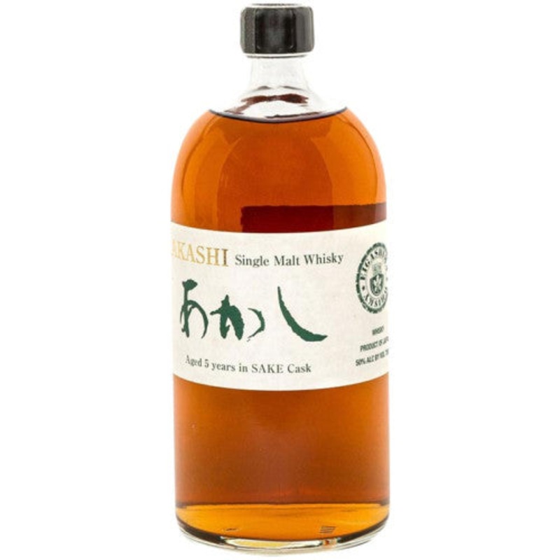 Akashi 5 Year Old Sake Cask Finish Single Malt Whisky 750 ML