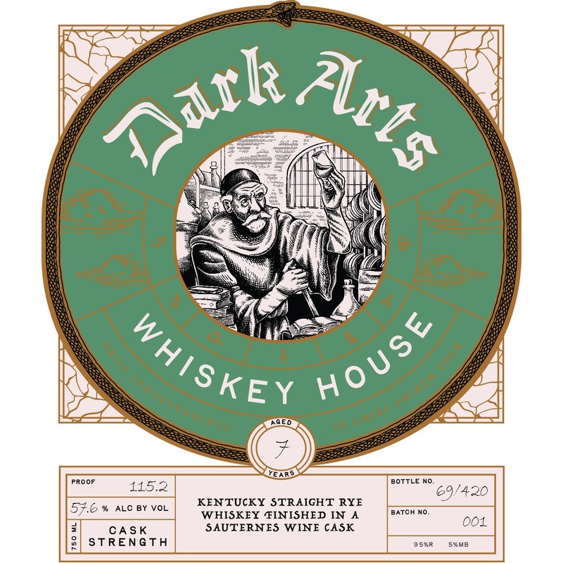 Dark Arts 7 Year Kentucky Straight Rye Whiskey Sauternes Cask Finish