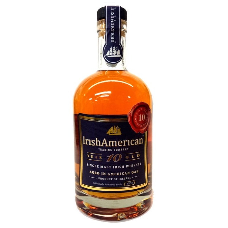 Irish American Trading Company Single Malt Irish Whiskey 10 Year 750 ML