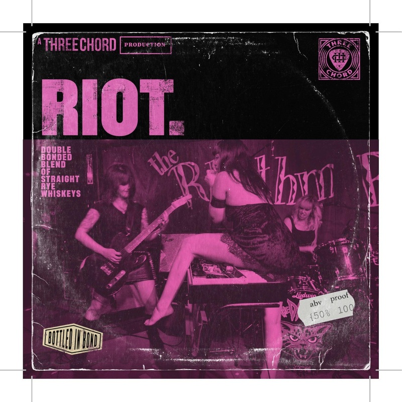 Three Chord RIOT. Double Bonded Straight Rye Whiskey