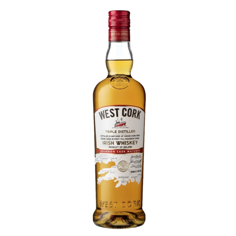 WEST CORK IRISH WSKY BBN CASK 80