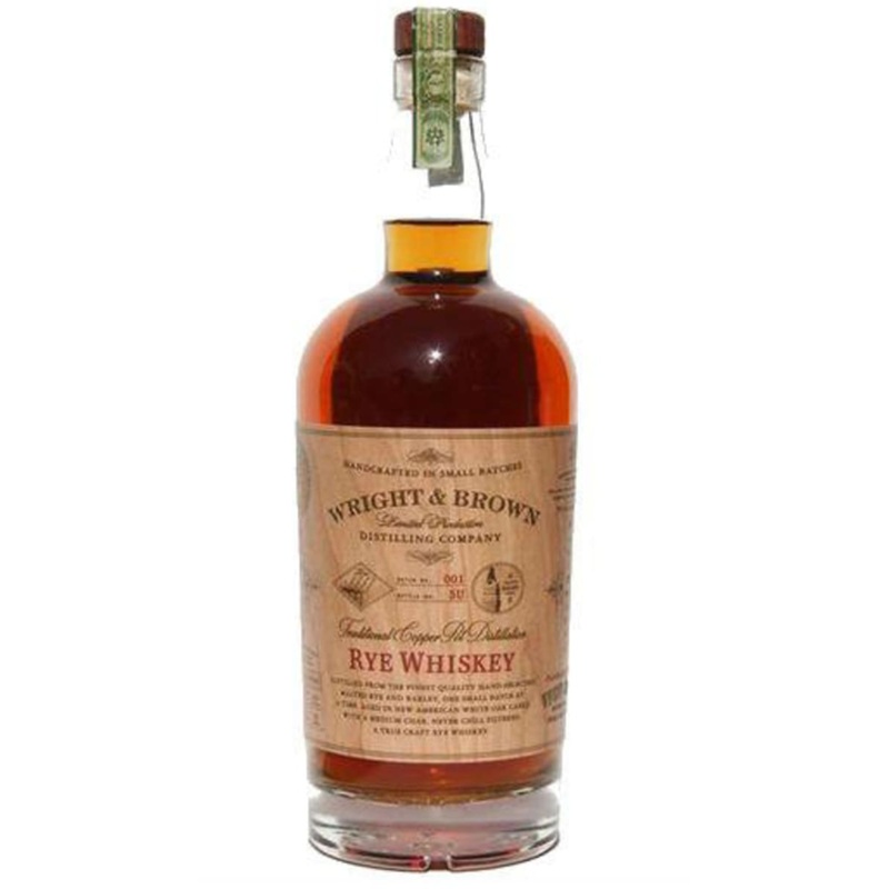 WRIGHT & BROWN DISTILLING CO. Rye Whiskey