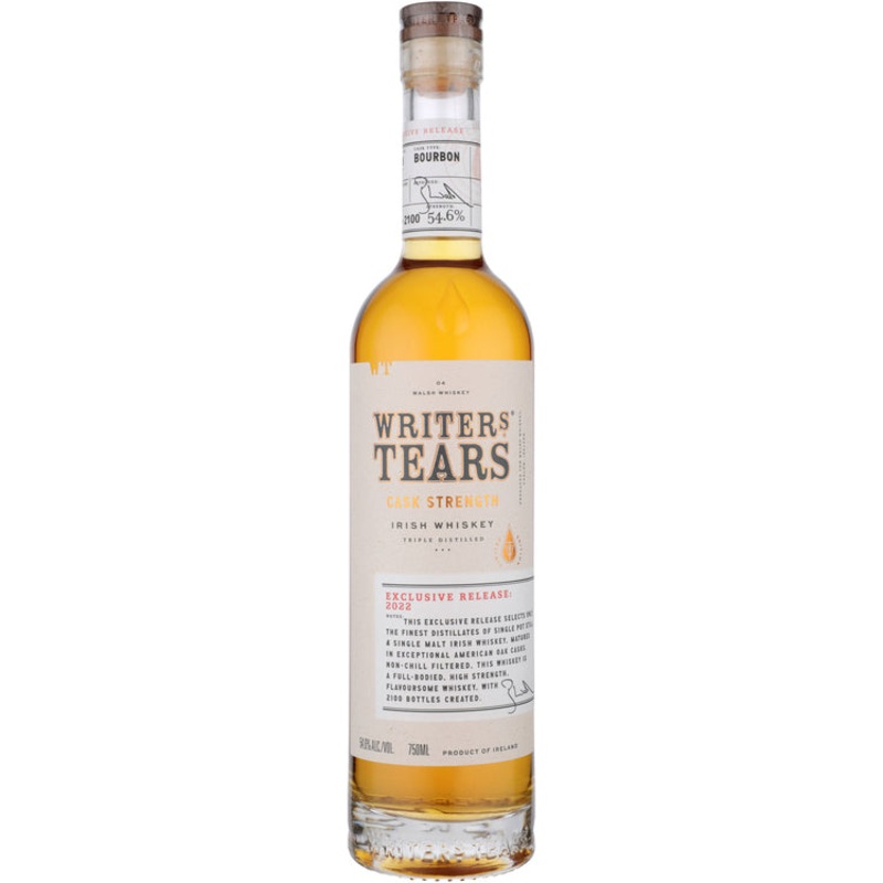 WRITERS TEARS IRISH WSKY CS22109.2