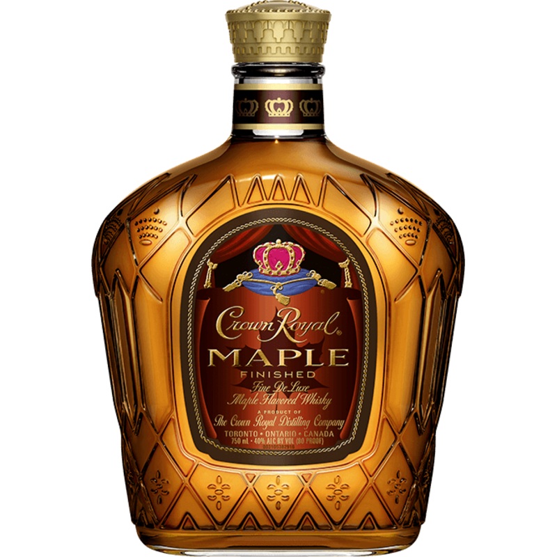 Crown Royal Maple Finished Fine Deluxe Maple Flavored Whisky 750ml
