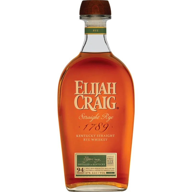 Elijah Craig Straight Rye 750ml