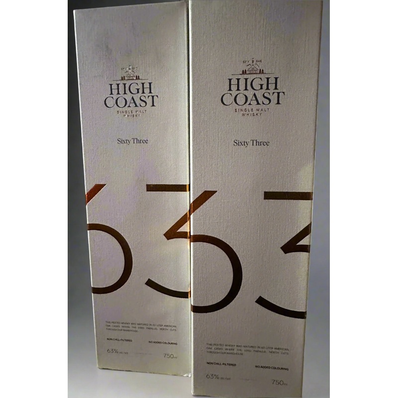 High Coast Sixty Three Batch 2- 63 Single Malt Whisky 750ml