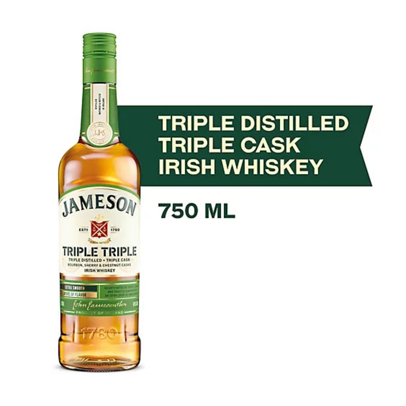 Jameson Whiskey Triple Triple 750ml