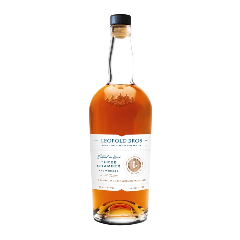 Leopold Bros Three Chambers Rye Whiskey Bottled In Bond 2022 Release 750ml
