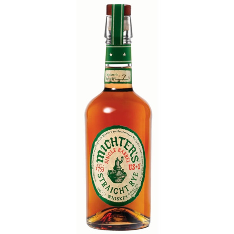 MICHTER'S SINGLE BARREL KENTUCKY STRAIGHT RYE WHISKEY 750ML