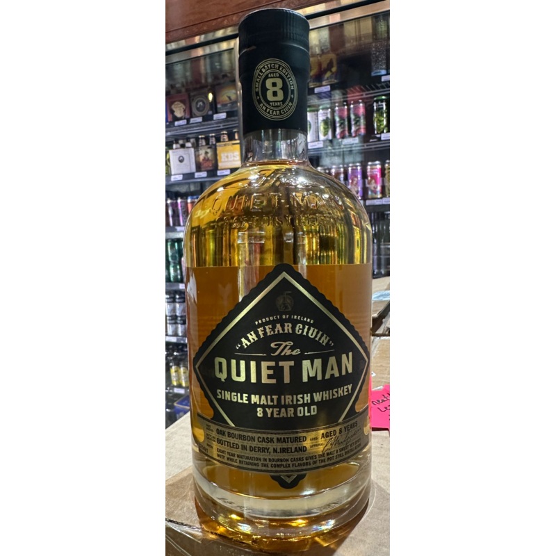 Quiet Man 8 Year Old Single Malt Irish Whiskey 750ml