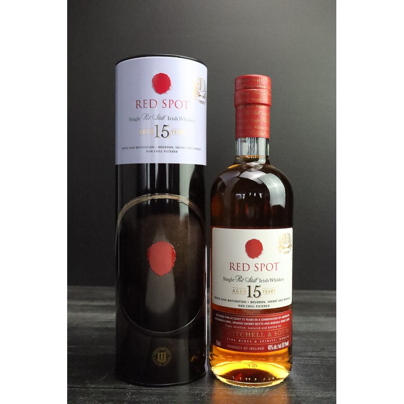 Red Spot Aged 15 Years Triple Cask  Bourbon Sherry And Marsala Irish Whiskey 750ml