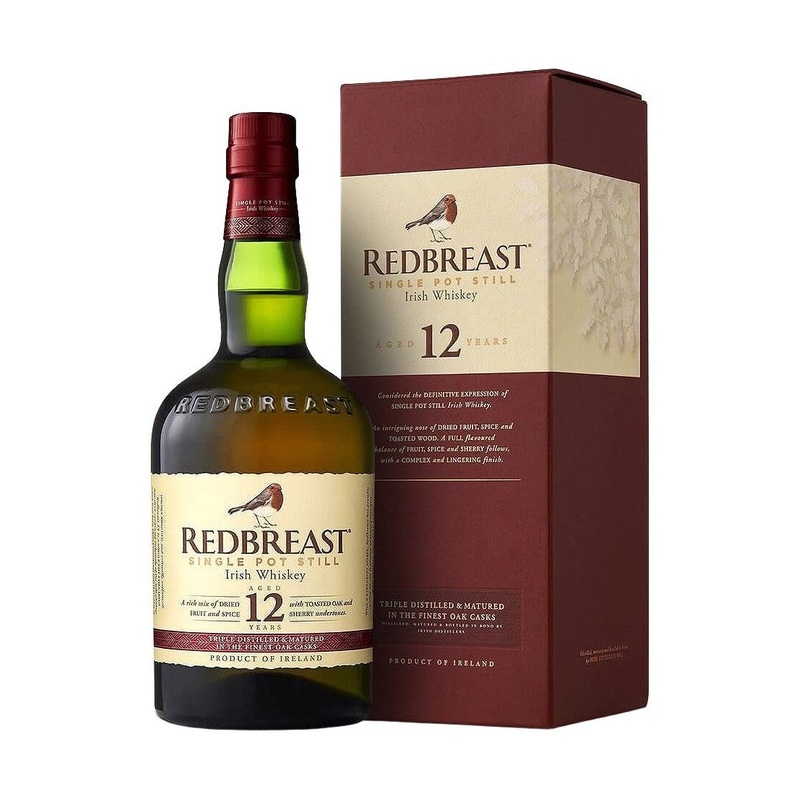 REDBREAST Single Pot Still 12 Year Irish Whiskey Gift Box