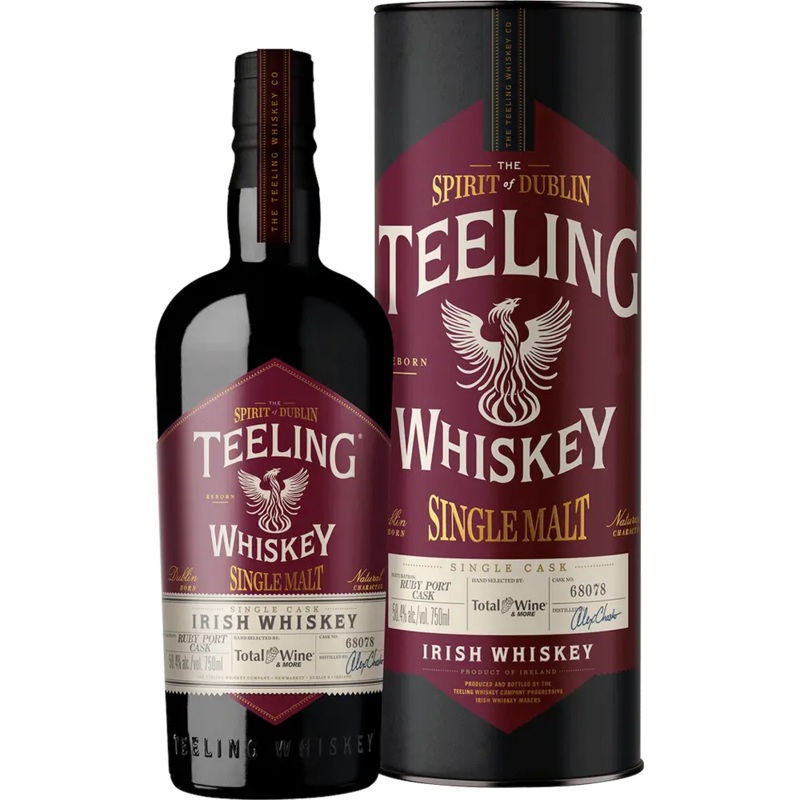 Teeling Whiskey Ruby Port Cask Single Malt Irish Whiskey 750ml