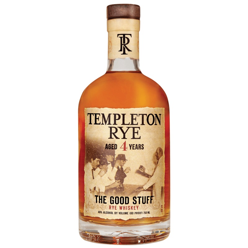 TEMPLETON RYE AGED 4 YEAR 750ML
