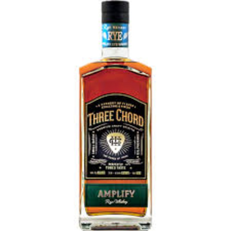 Three Chord Amplify Rye Whiskey 750ml