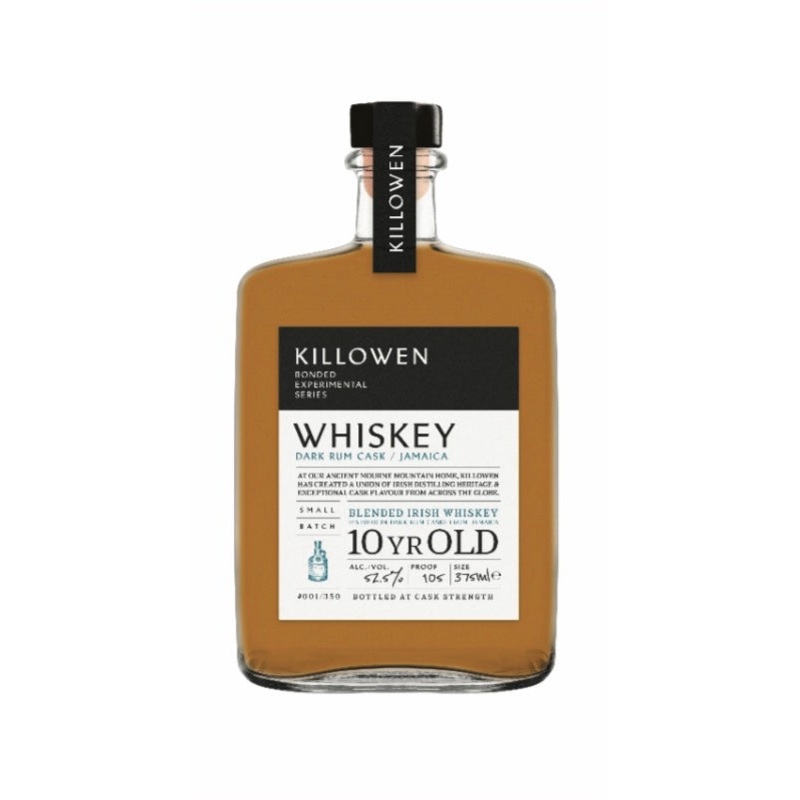 10 Year Old Killowen Bonded Experimental Series Jamaican Dark Rum Cask Blended Irish Whiskey 375ml