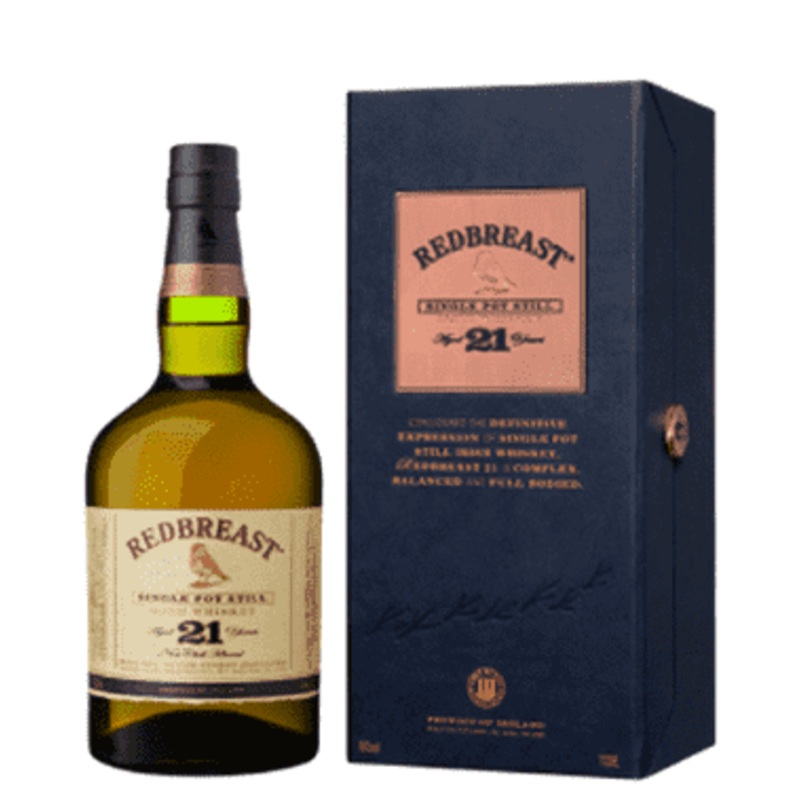 2018 Redbreast 21 Year Old Single Pot Still Irish Whiskey 750ml