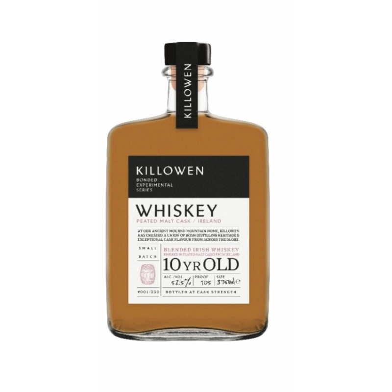 Killowen Bonded Experimental Series Peated Malt 10 Year Old Blended Irish Whiskey 375ml